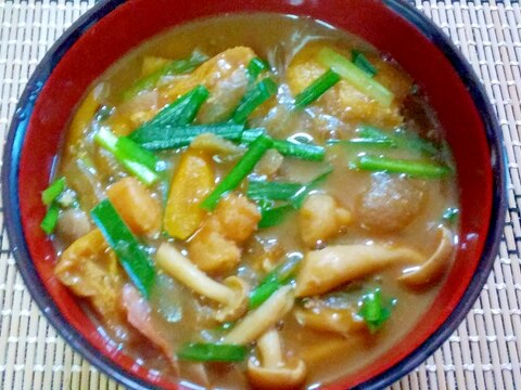 カレーのリメイク♪カレーうどん♪